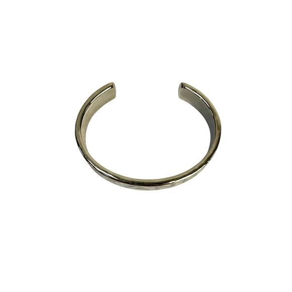 Chanel 22S Logo Enamel Gold Tone Cuff Bracelet S - Picture 4 of 8